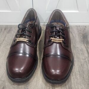 Dockers Men's Burgundy Leather Oxfords
